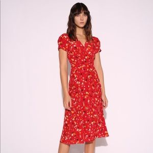 Réalisation Par Teale Dress in Rouge Fleur